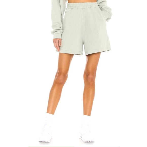 SIXTHREESEVEN X Revolve The Sweat Short in Sage Size Small - Picture 1 of 5